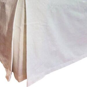 Pottery Barn Cotton/Linen King Bedskirt Cream Color